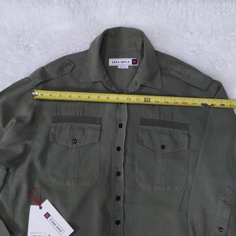 ZARA SRPLS LONG SLEEVE SHIRT. - Picture 11 of 17